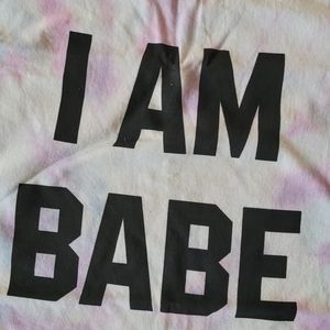 I AM BABE Tie DYED Casual Tshirt